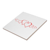 Carreau coeur d'amour Carrelage en céramique (Côté)