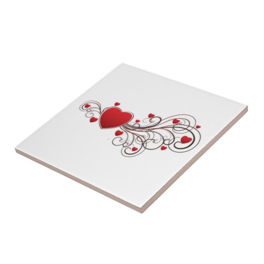 Carreau Coeur défilé (Côté)