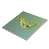 Carreau Coeur d'orchidées Vuylstekeara jaune et blanc (Côté)