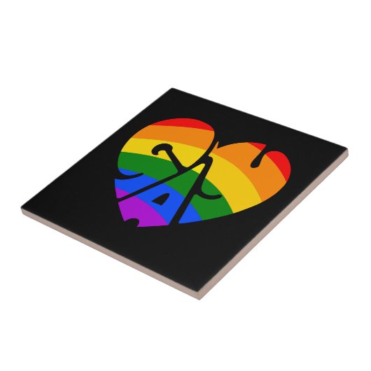 Carreau Coeur gay (Côté)