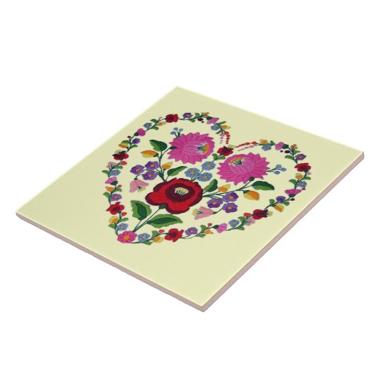 Carreau Coeur hongrois VARIABLE d'OPUS (Côté)