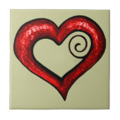 Carreau Coeur roux (Devant)