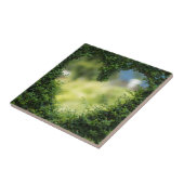 Carreau Coeur Topiaire Vert (Côté)