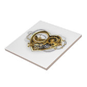 Carreau Coeur vapeur avec un manomètre (Côté)