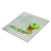 Carreau Coeur vert pomme (Côté)