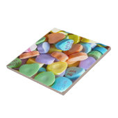 Carreau Coeurs de bonbons colorés (Côté)