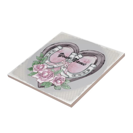 Carreau Coeurs de fer à cheval (Côté)