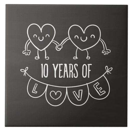 Carreau Coeurs de la calèche du 10e anniversaire (Devant)