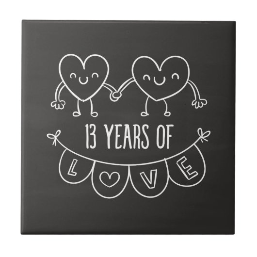 Carreau Coeurs de la calèche du 13e anniversaire (Devant)