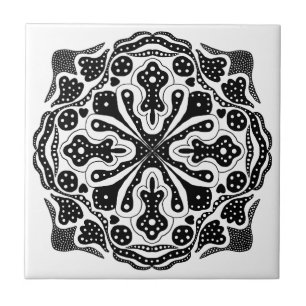 Carreau Coeurs et points