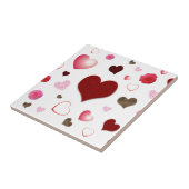 Carreau Coeurs et Rose (Côté)