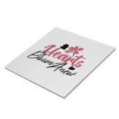 Carreau Coeurs fleurissent à nouveau - Citation Florale In (Côté)