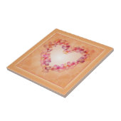 Carreau Coeurs pastel romantique et formes abstraites desi (Côté)