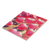 Carreau Coeurs roses Carrelage en céramique (Côté)