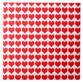 Carreau Coeurs rouges (Devant)