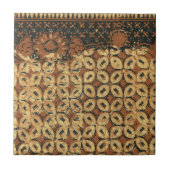 Carreau Coffee Bean Earthy Boho Rustique (Devant)