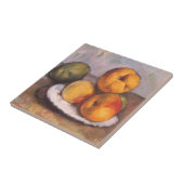 Carreau coing, pommes, poires de Paul Cezanne (Côté)