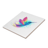 Carreau Colibri arc-en-ciel exotique (Côté)