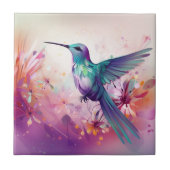 Carreau Colibri coloré 3 (Devant)