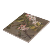 Carreau Colibri et fleurs d'Apple (Côté)