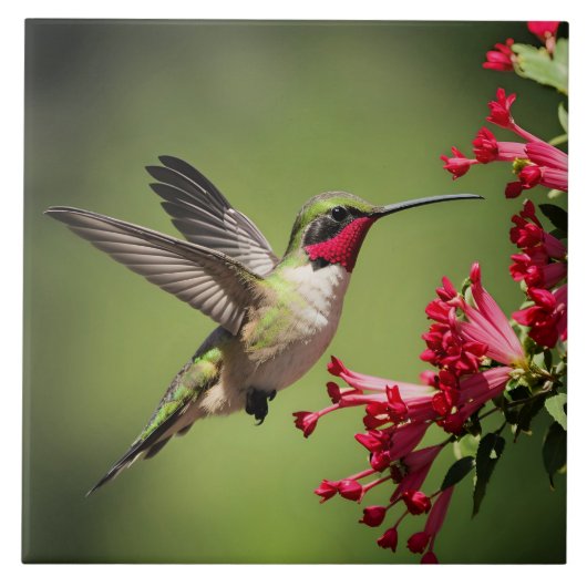 Carreau Colibri magnifique (Devant)