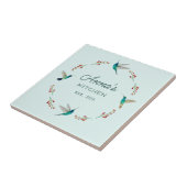 Carreau Colibri personnalisé (Côté)