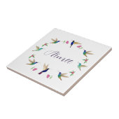 Carreau Colibri personnalisé (Côté)