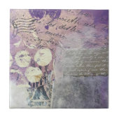 Carreau Colis pourpres - (Devant)