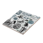 Carreau Collage Colorized de Steampunk (Côté)