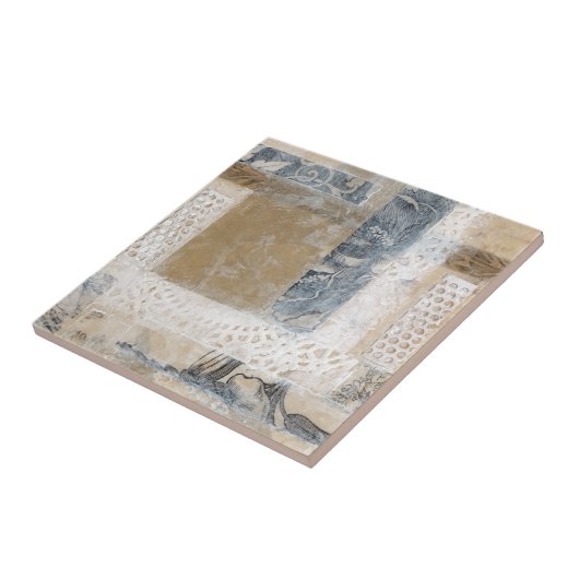 Carreau Collage de dentelle II (Côté)