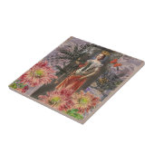 Carreau Collage de la déesse céleste Vierge : Céleste vint (Côté)