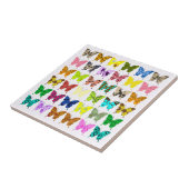 Carreau Collage de papillon (Côté)