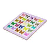 Carreau Collage de papillon (Côté)