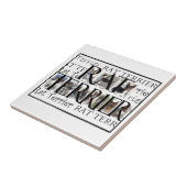 Carreau Collage de Rat terrier (Côté)