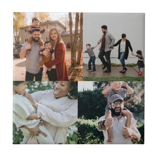 Carreau Collage photo personnalisé 4 (Devant)