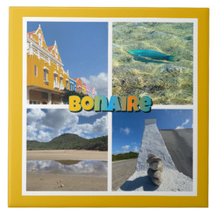 Carreau Collage photo Pittoresque Bonaire