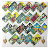 Carreau Collage principal Arcana Tarot (Devant)