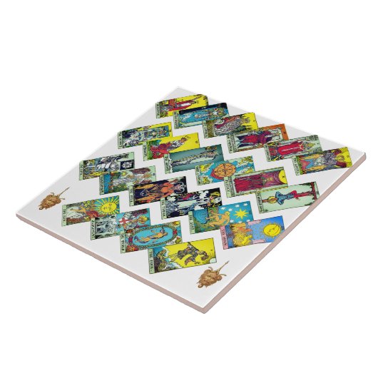 Carreau Collage principal Arcana Tarot (Côté)