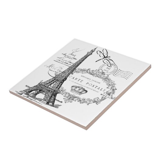 Carreau Collage tour Eiffel (Côté)