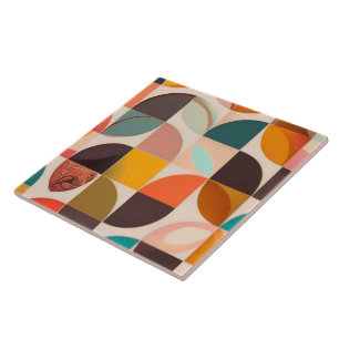 Carreau Collection de Carrés Abstraits tendance Retro