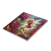 Carreau Collection de fées de Noël - Cheveux blond or pâle (Côté)