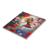 Carreau Collection de fées de Noël - Cheveux de gingembre (Côté)