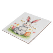 Carreau Collection de lapin de Pâques mignon moderne et d' (Côté)