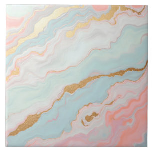Carreau Collection de luxe en or rose blush populaire et m