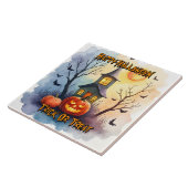 Carreau Collection Halloween Moderne Mignonne Épouvantable (Côté)