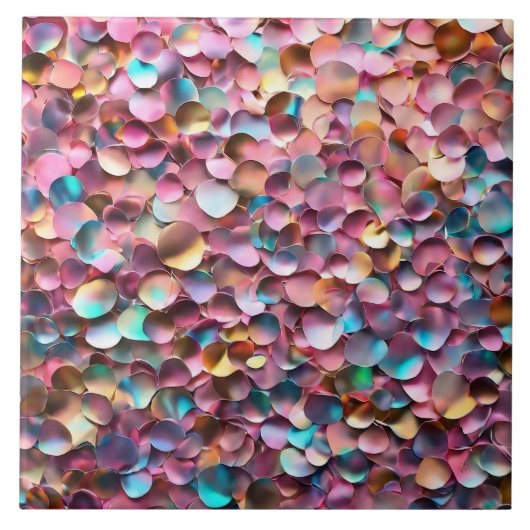 Carreau Collection Holographique Opal Parties scintillant (Devant)