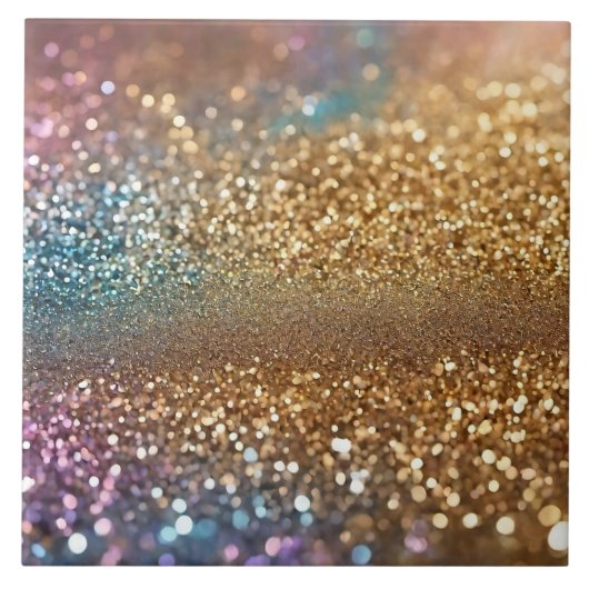 Carreau Collection Holographique Opal Parties scintillant  (Devant)