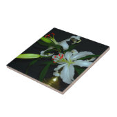 Carreau Collection Irlandaise de laiton et de fleurs (Côté)