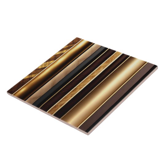 Carreau Collection Lamperia Gold en bois tendance (Côté)