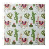 Carreau Collection Llamarama | Cactus & Llama Motif (Devant)